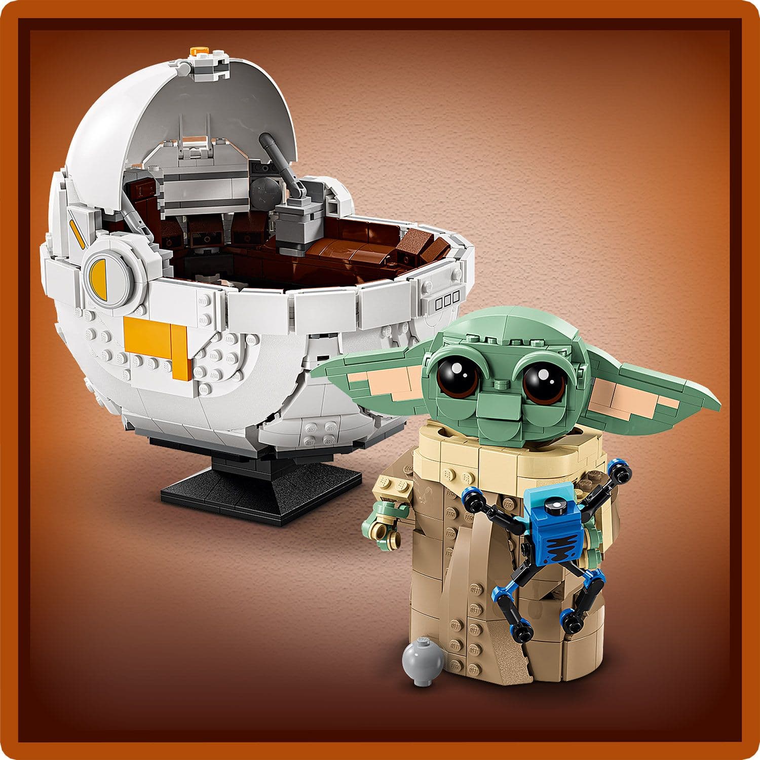 Lego Star Wars 75403 Grogu with Hover Pram Playset for Ages 10 and Up
