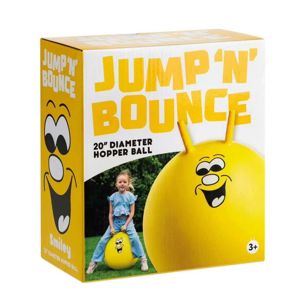 Jump 'N' Bounce Smiley Hopper 50cm - Yellow