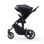 Kinderkraft 3-in-1 Mink Pro Prime 2 Travel System with Car Seat - Venezian Black