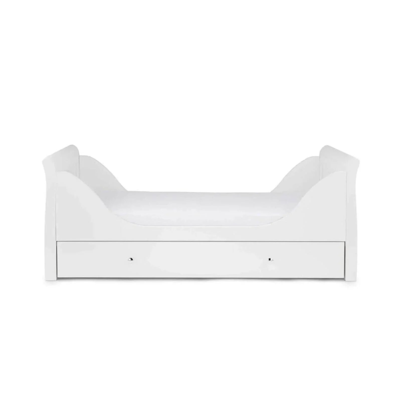 Ickle Bubba Snowdon Classic Cot Bed White - Without Mattress