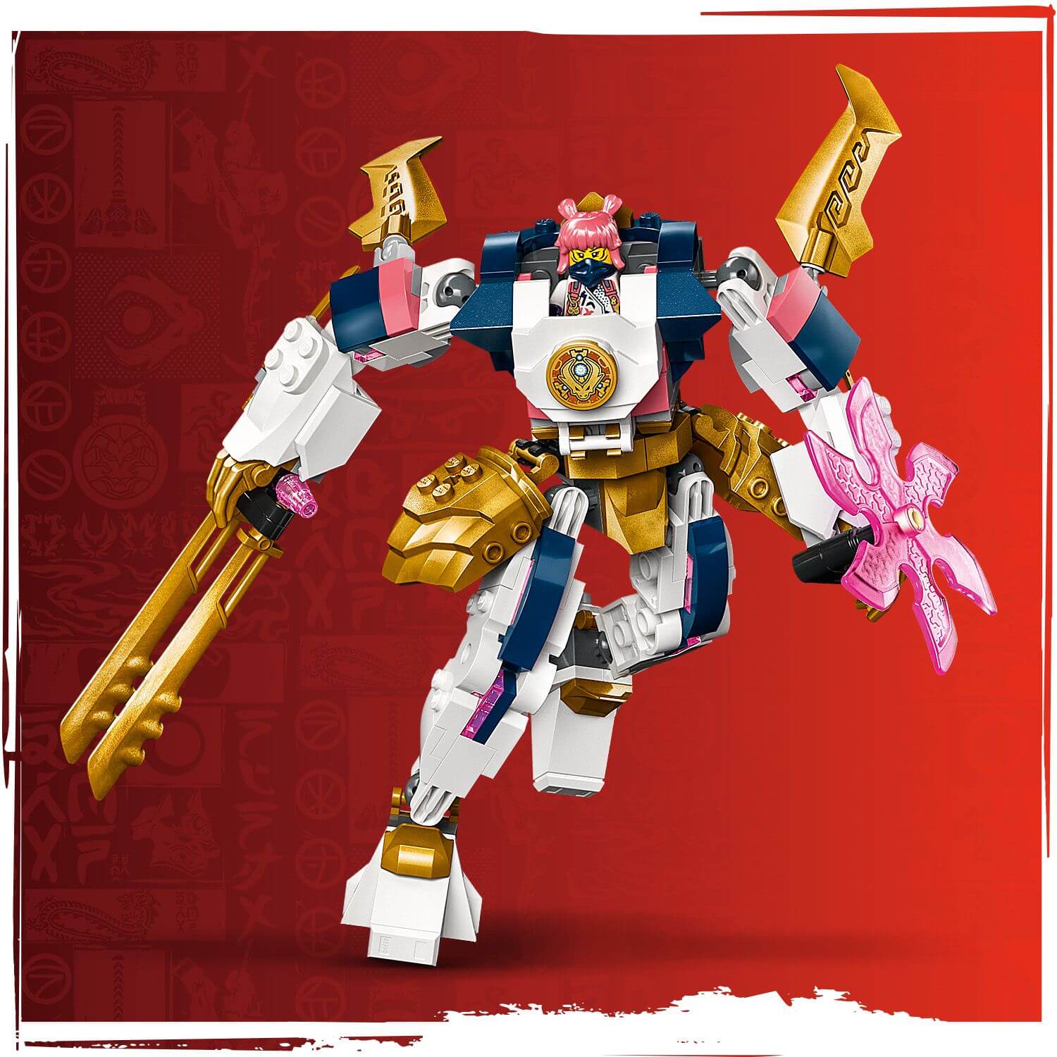 Lego Ninjago 71807 Sora's Elemental Tech Mech Playset for Ages 7 & Up