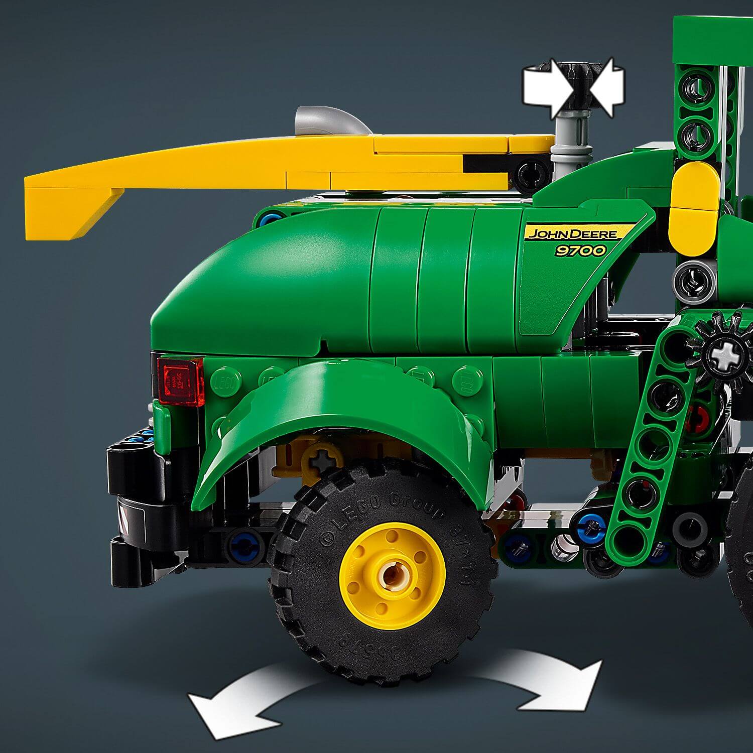 Lego Technic 42168 John Deere 9700 Forage Harvester for Ages 9 and Up