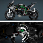 Lego Technic 42170 Kawasaki Ninja H2R Motorcycle Kit for Ages 10 & Up