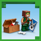 Lego Minecraft 21261 The Wolf Stronghold Toy Playset for Ages 8 and Up