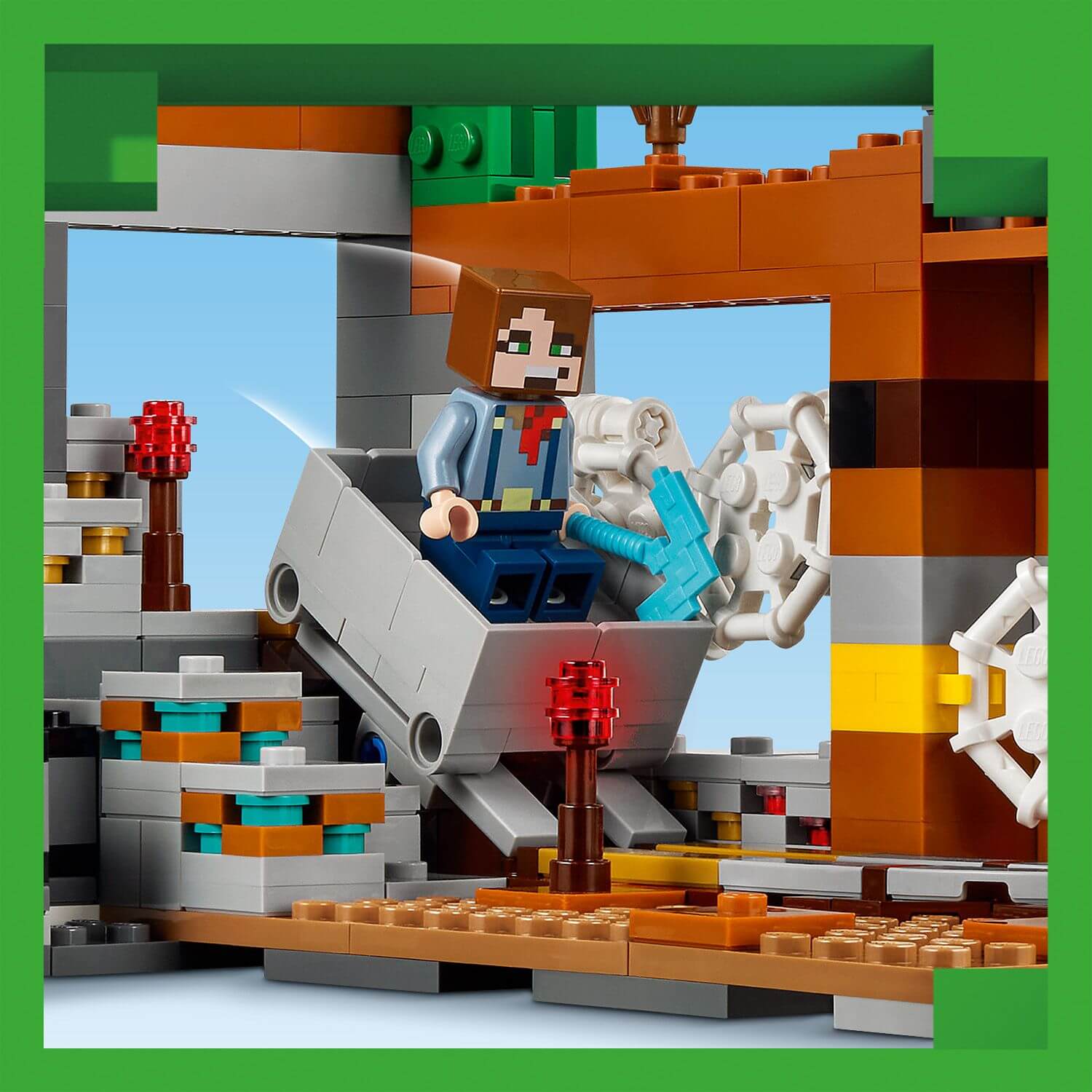 Lego Minecraft 21263 The Badlands Mineshaft Plasyet for Ages 8 and Up