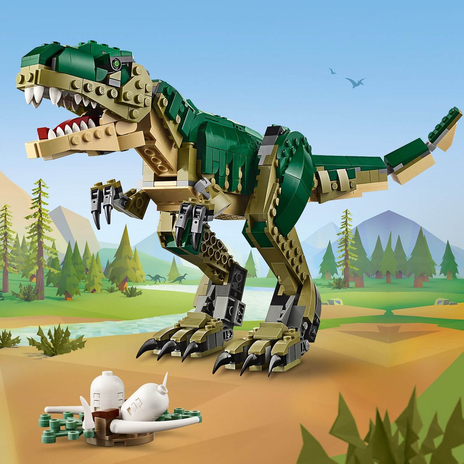 Lego Creator 3 in 1 31151 T. Rex Rebuildable Playset for Ages 9 and Up