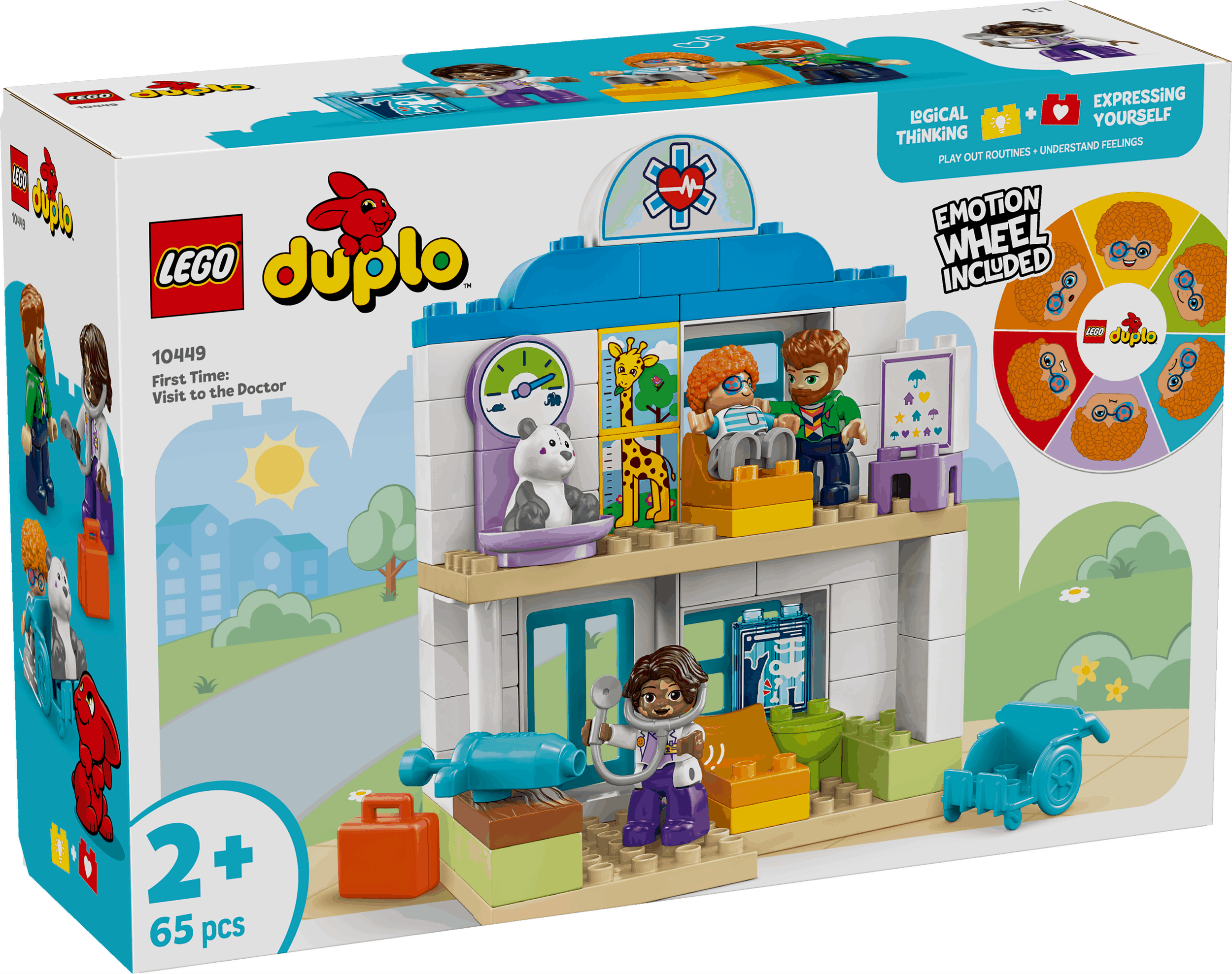 Lego Duplo 10449 First Time: Visit to the Doctor for Toddlers Ages 2+