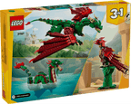 Lego Creator 3 in 1 31161 Medieval Dragon Toy Playset for Ages 9 & Up