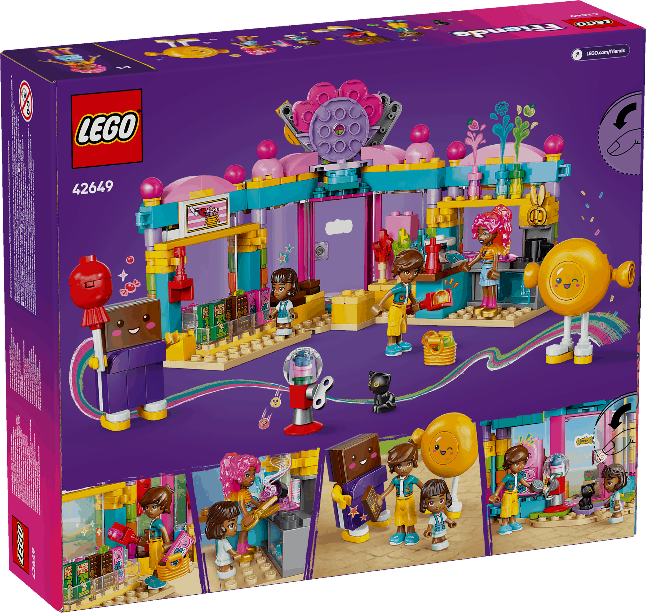 Lego Friends 42649 Heartlake City Candy Store Playset for Ages 6 & Up