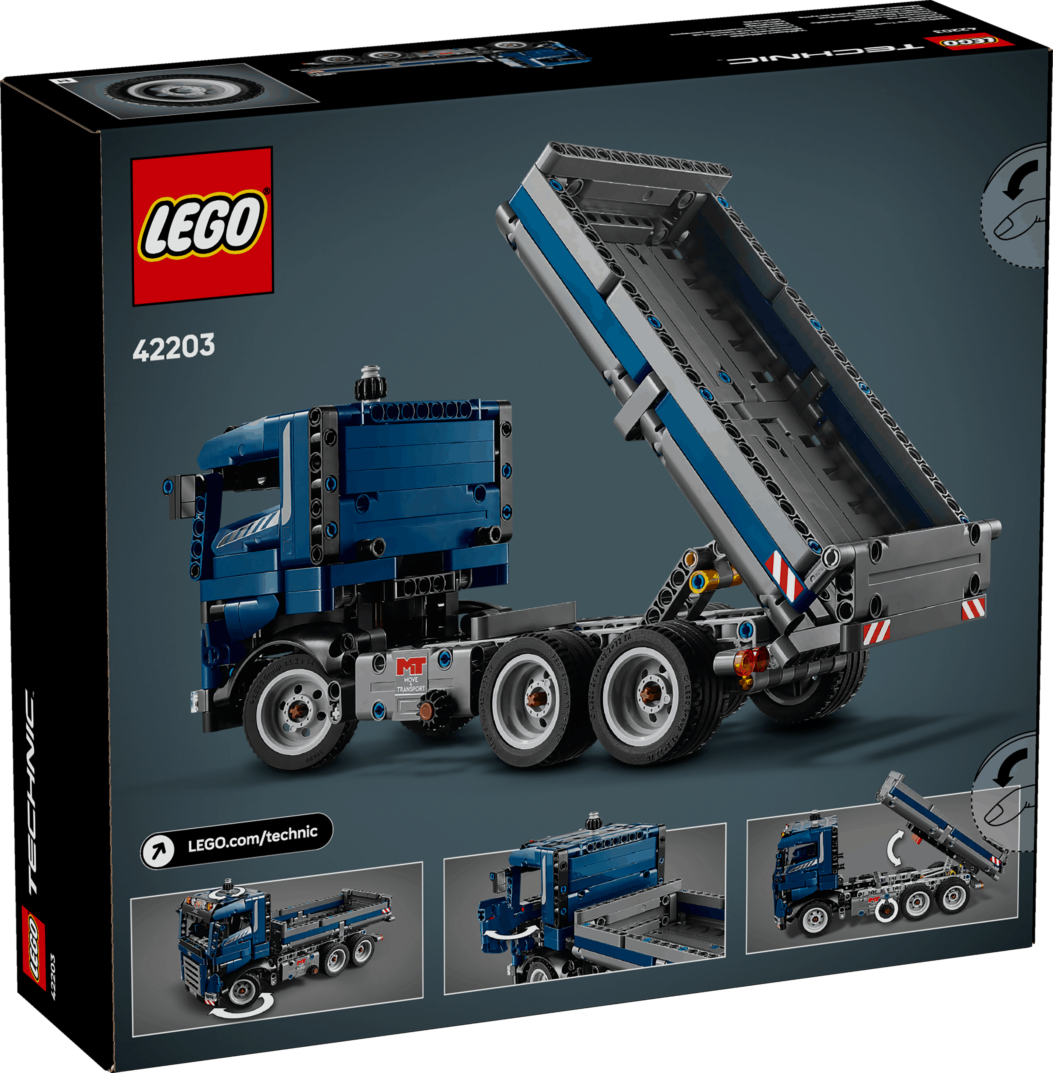 Lego Technic 42203 Tipping Dump Truck Toy Model Set for Ages 9 and Up