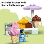 Lego Duplo Bluey 10458 Ice Cream Trip with Bluey for Toddlers Ages 2+
