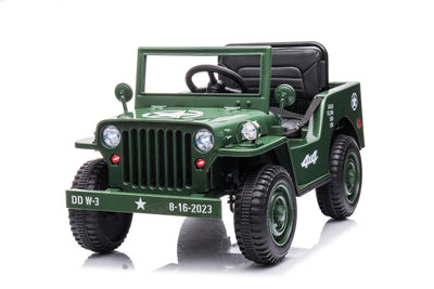 Willys Jeep 12V Kids Ride-On Car with 4 Motors