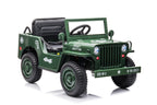 Willys Jeep 12V Kids Ride-On Car with 4 Motors