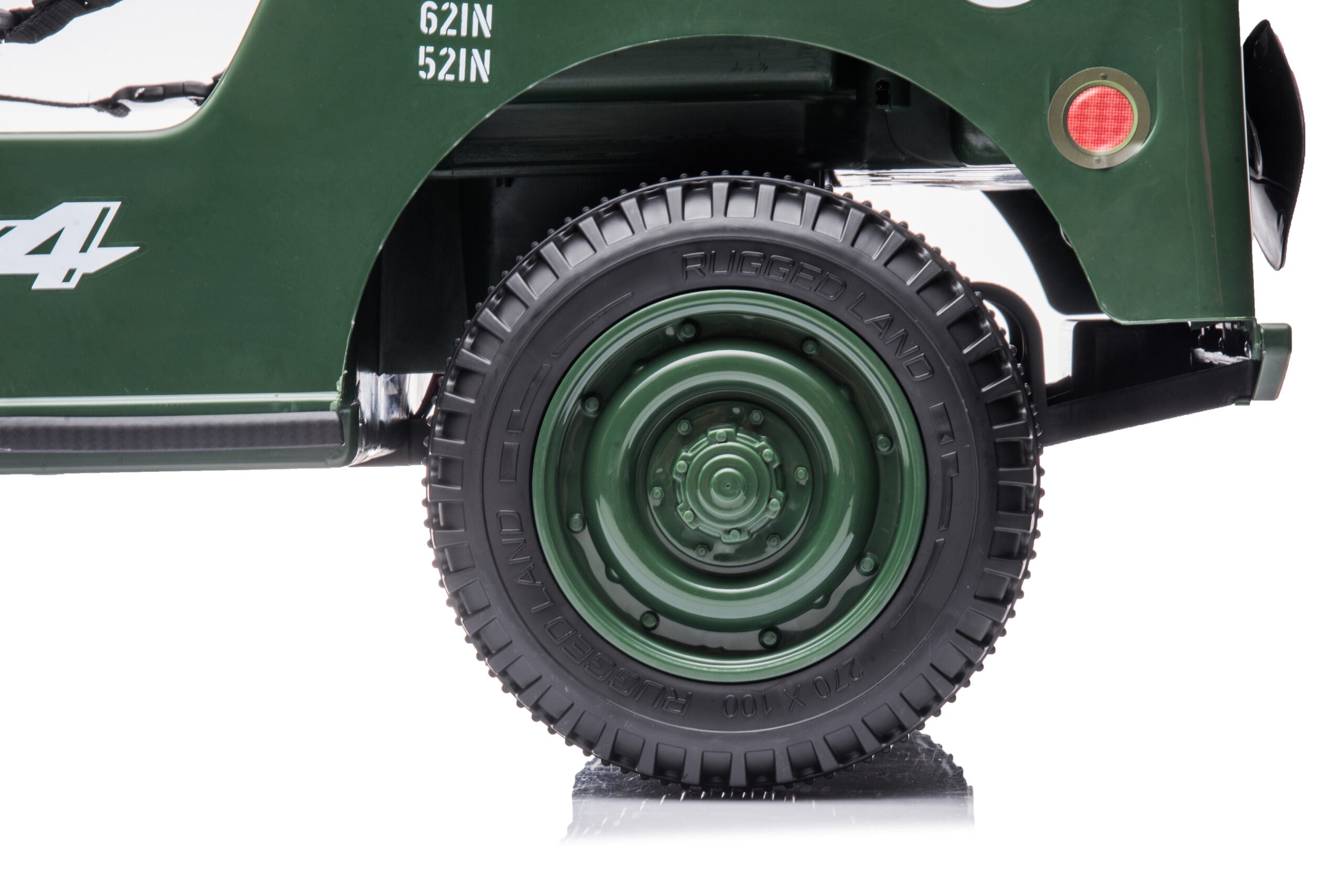 Willys Jeep 12V Kids Ride-On Car with 4 Motors