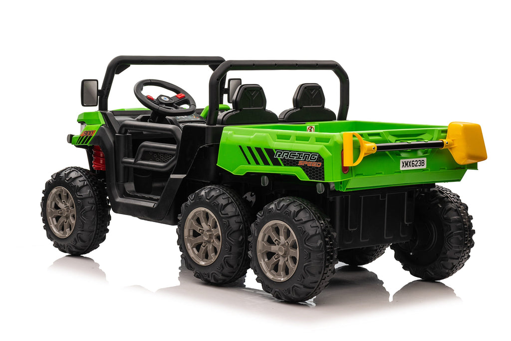 Kids Cars Two Seater 6-Wheel Ride On Electric Gator | 24V