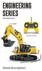 ZMX Engineering Excavator Toy with Remote Control