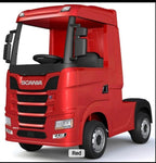 Scania Pink Ride On Truck & Trailer for Kids | 24V