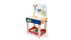 Master Workbench Adjustable Wooden Tool Bench with Play Tools for Kids 3+