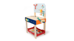 Master Workbench Adjustable Wooden Tool Bench with Play Tools for Kids 3+