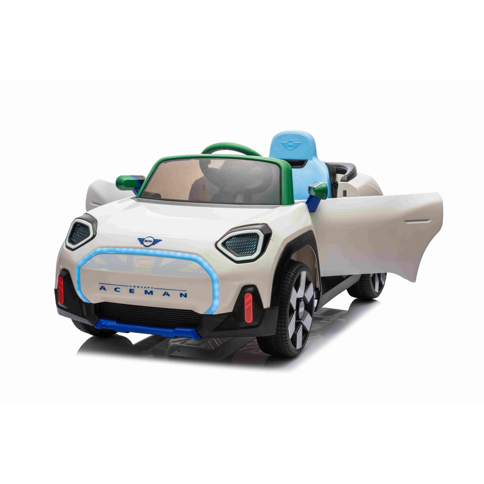 Kids MINI Ride on Car - Aceman With Free Leather Seat and Eva Rubber Wheels Upgrades