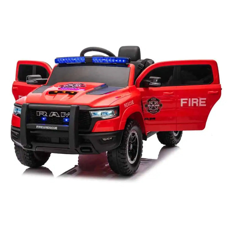 Red Fire Truck 12V Electric Ride-On: Become a Hero!
