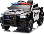 12V Dodge Ram Police Ride-On Car: Your Child's First Patrol Mission