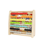 Wooden Double-Sided Alphabet Abacus 9-Piece Montessori Toy