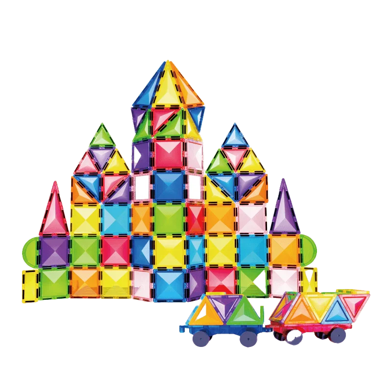 Magnetic Tiles Puzzle 100 PCS Building Set 3+