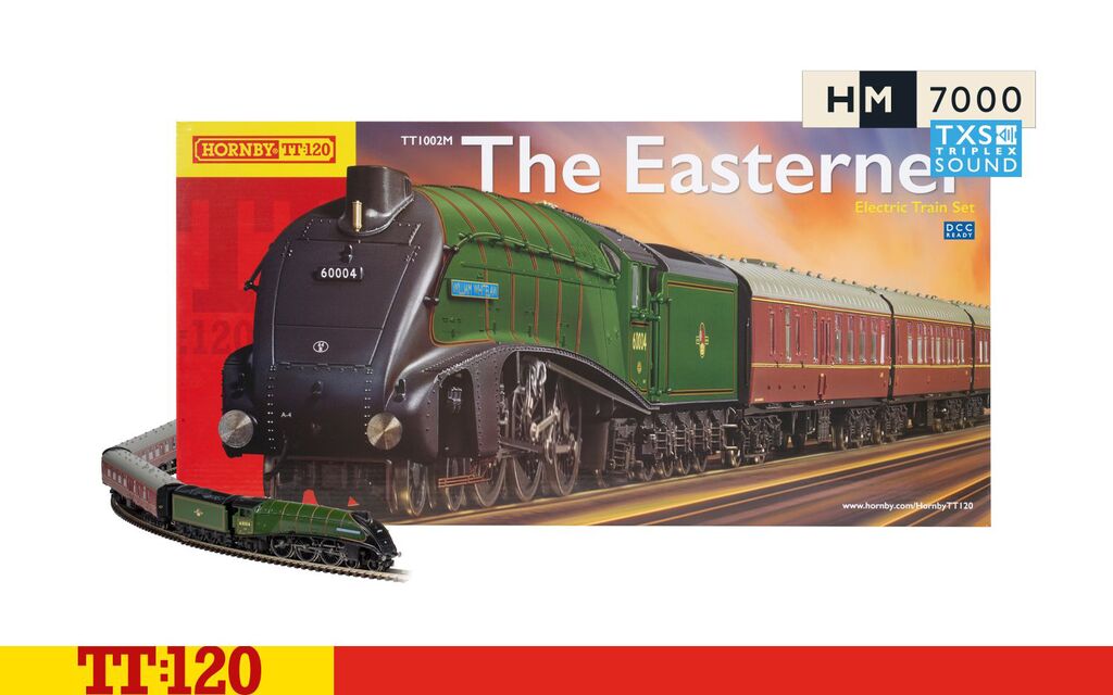 Hornby TT:120 TT1002TXSM The Easterner Digital Train Set - Sound Fitted