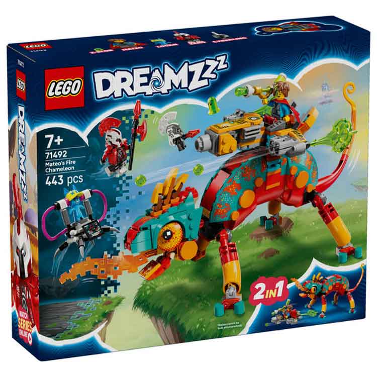 LEGO 71492 Mateo's Fire Chameleon