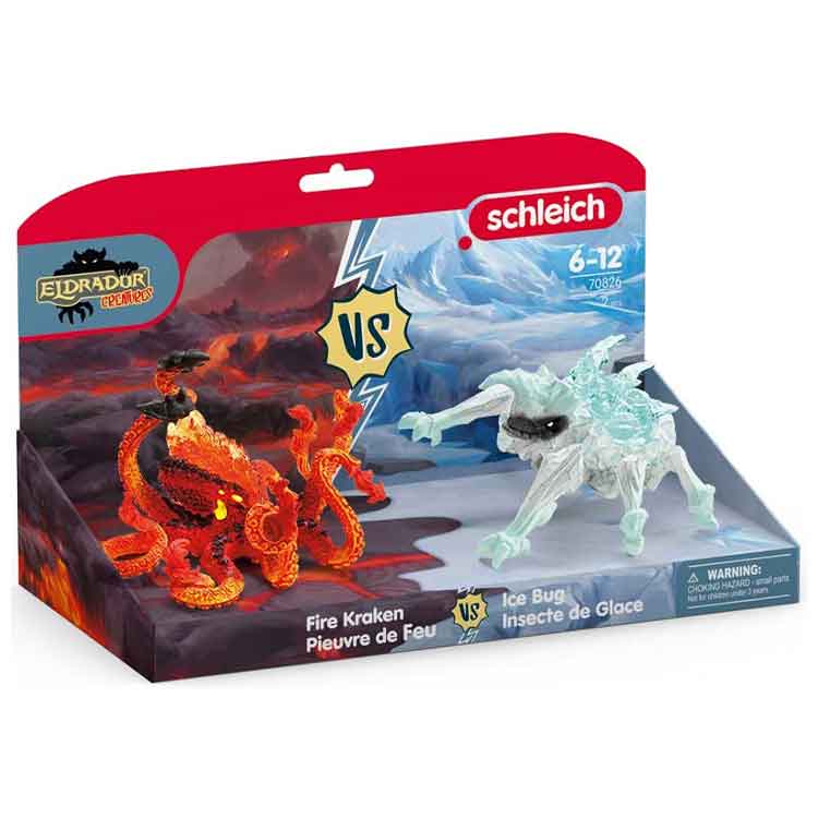 Schleich Ice Bug vs. Fire Kraken