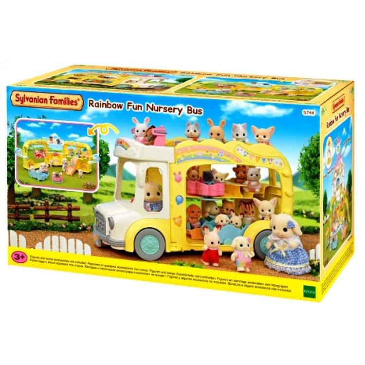 Sylvanian Families Rainbow Fun Nursery Bus
