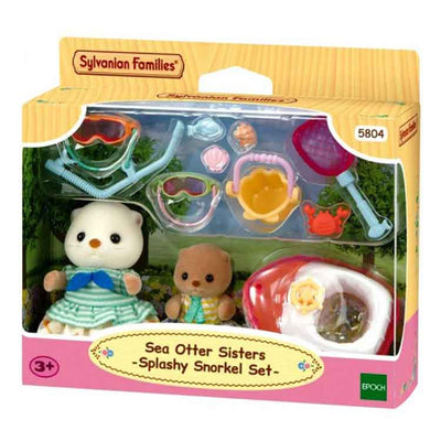 Sylvanian Families - Splashy Snorkel Set - Sea Otter Sisters