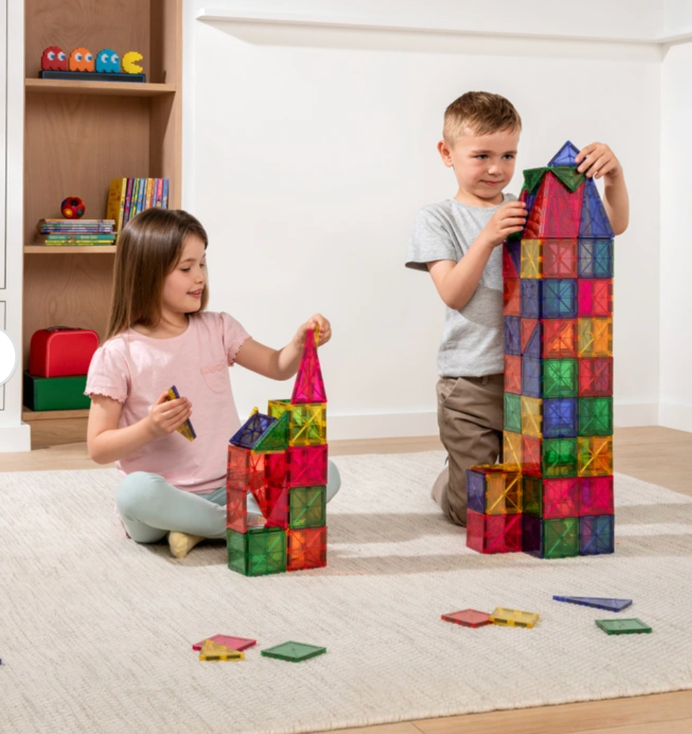 Magnetic Tiles Puzzle 100 PCS Building Set 3+