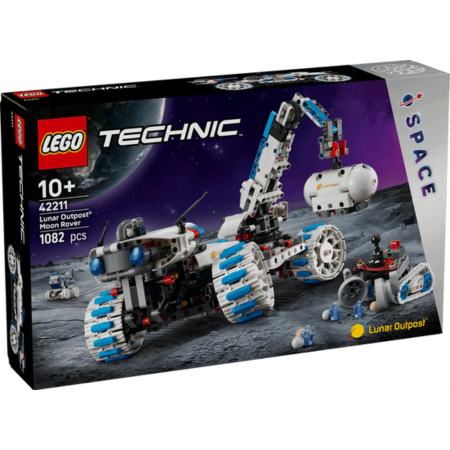 Lego Technic 42211 Lunar Outpost Moon Rover Space Vehicle for Ages 10+