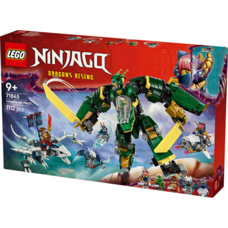 Lego Ninjago 71845 Lloyd’s Jet Mech Buildable Playset for Age 9 and Up