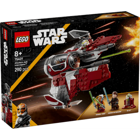 Lego Star Wars 75401 Ahsoka's Jedi Interceptor Playset for Ages 8 & Up