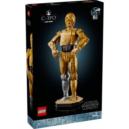 Lego Star Wars 75398 C-3PO Model 25th Anniversary Set for Ages 18 & Up