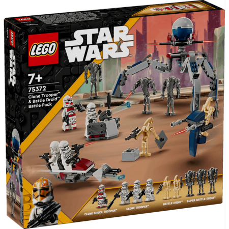 Lego Star Wars 75372 Clone Trooper & Battle Droid Battle Pack Ages 7+