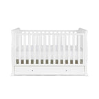 Ickle Bubba Snowdon Classic Cot Bed White - Without Mattress