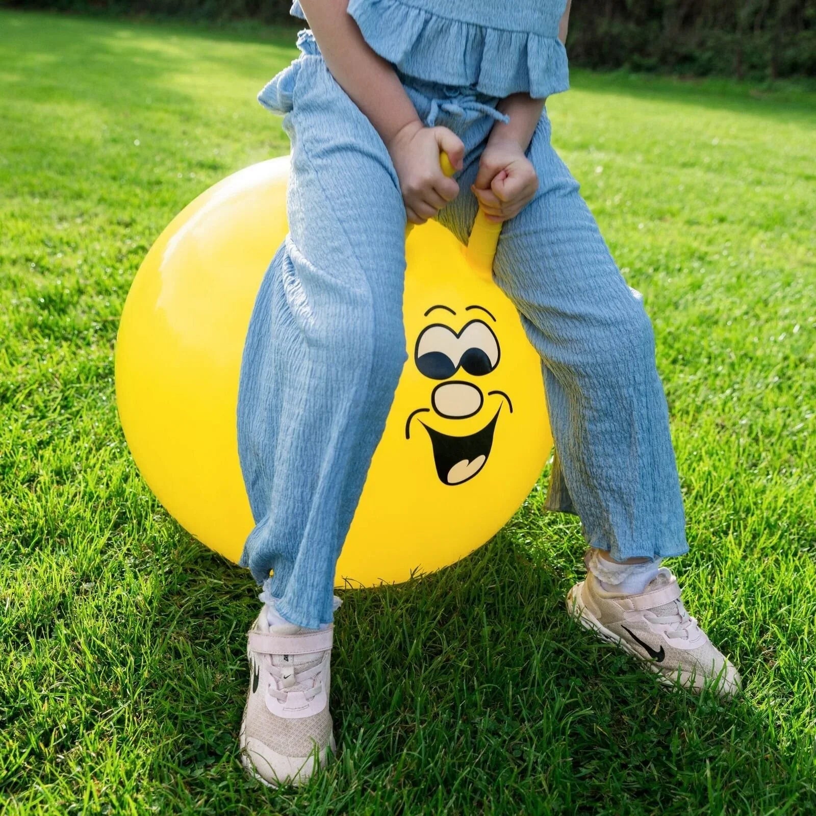 Jump 'N' Bounce Smiley Hopper 50cm - Yellow