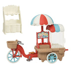 Sylvanian Families - Set da gioco con triciclo per la consegna dei popcorn per bambini dai 3 anni in su