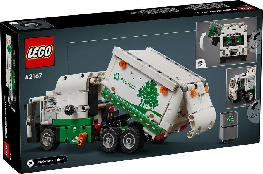 Lego Technic 42167 Mack Electric Garbage Truck Model for Ages 8 and Up