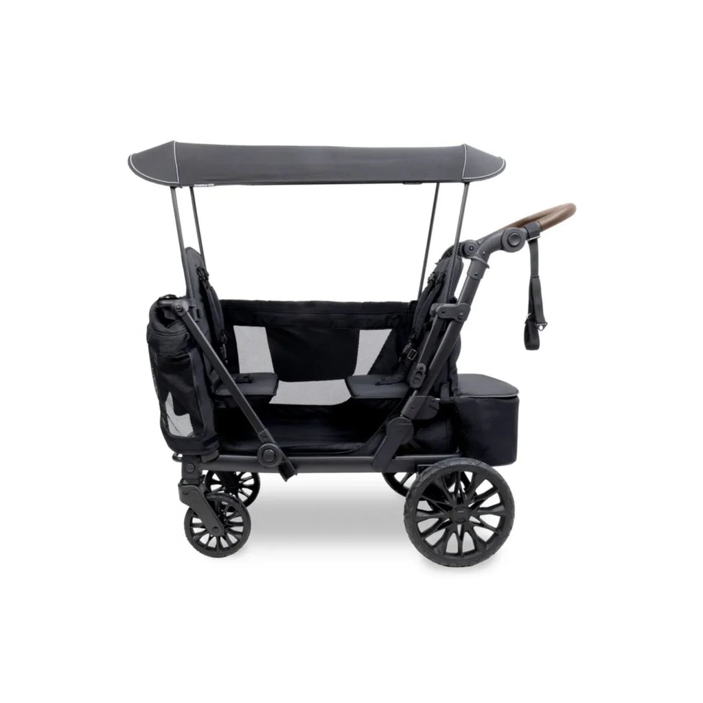 Wonderfold L2 Quad Stroller Wagon - Black