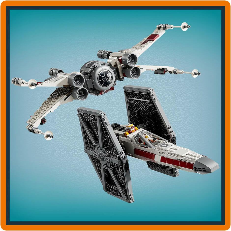 Lego Star Wars 75393 TIE Fighter & X-Wing Mash-up Playset for Ages 10+