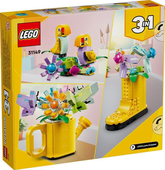 Lego Creator 3 in 1 31149 Flowers in Watering Can for Ages 8 and Up