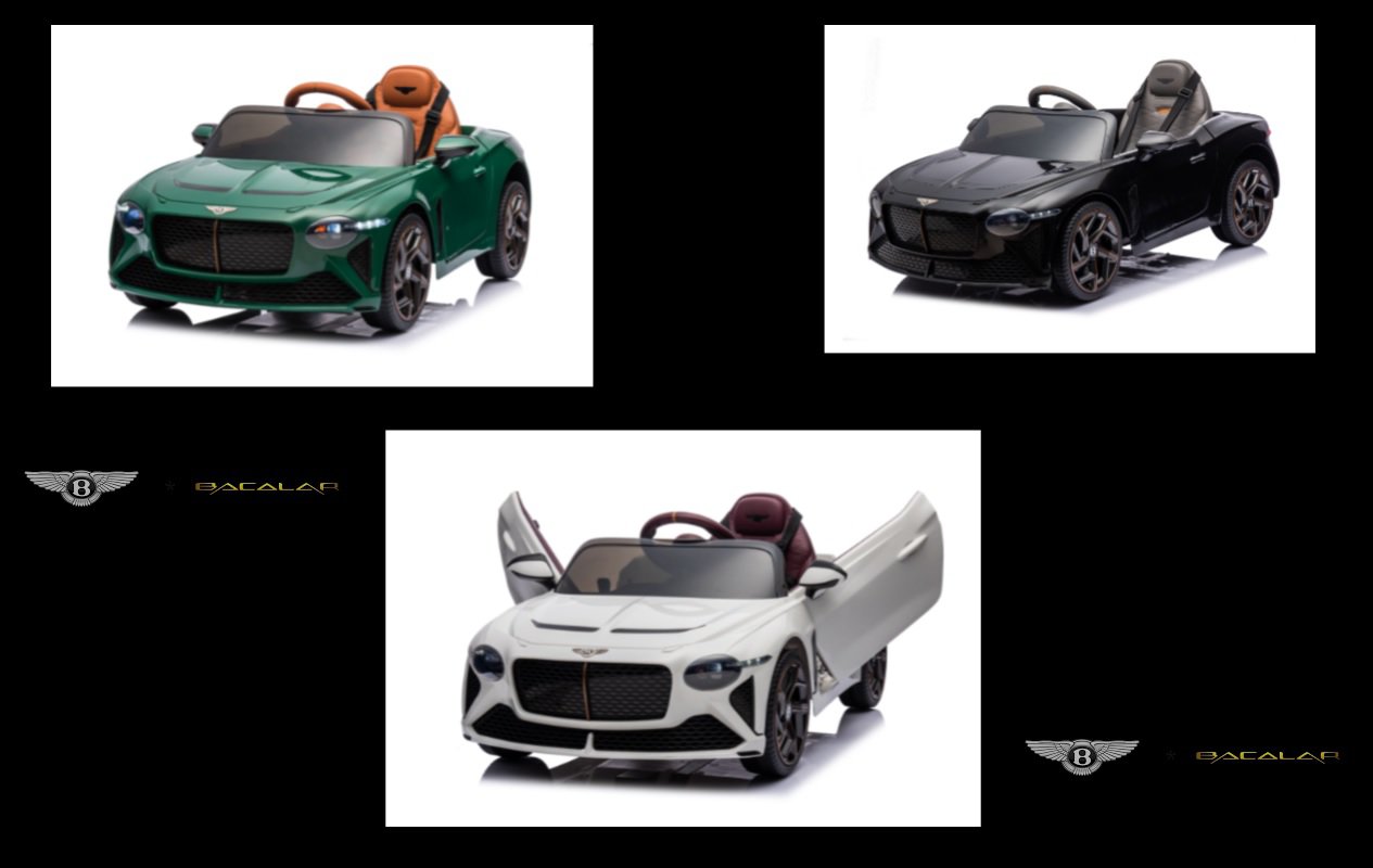 Licensed Bentley Bacalar 12V Kids Car with Parent Remote