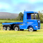 Scania Blue Ride On Truck & Trailer for Kids | 24V