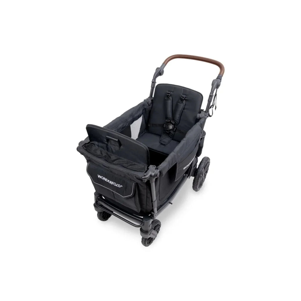 Wonderfold L2 Quad Stroller Wagon - Black