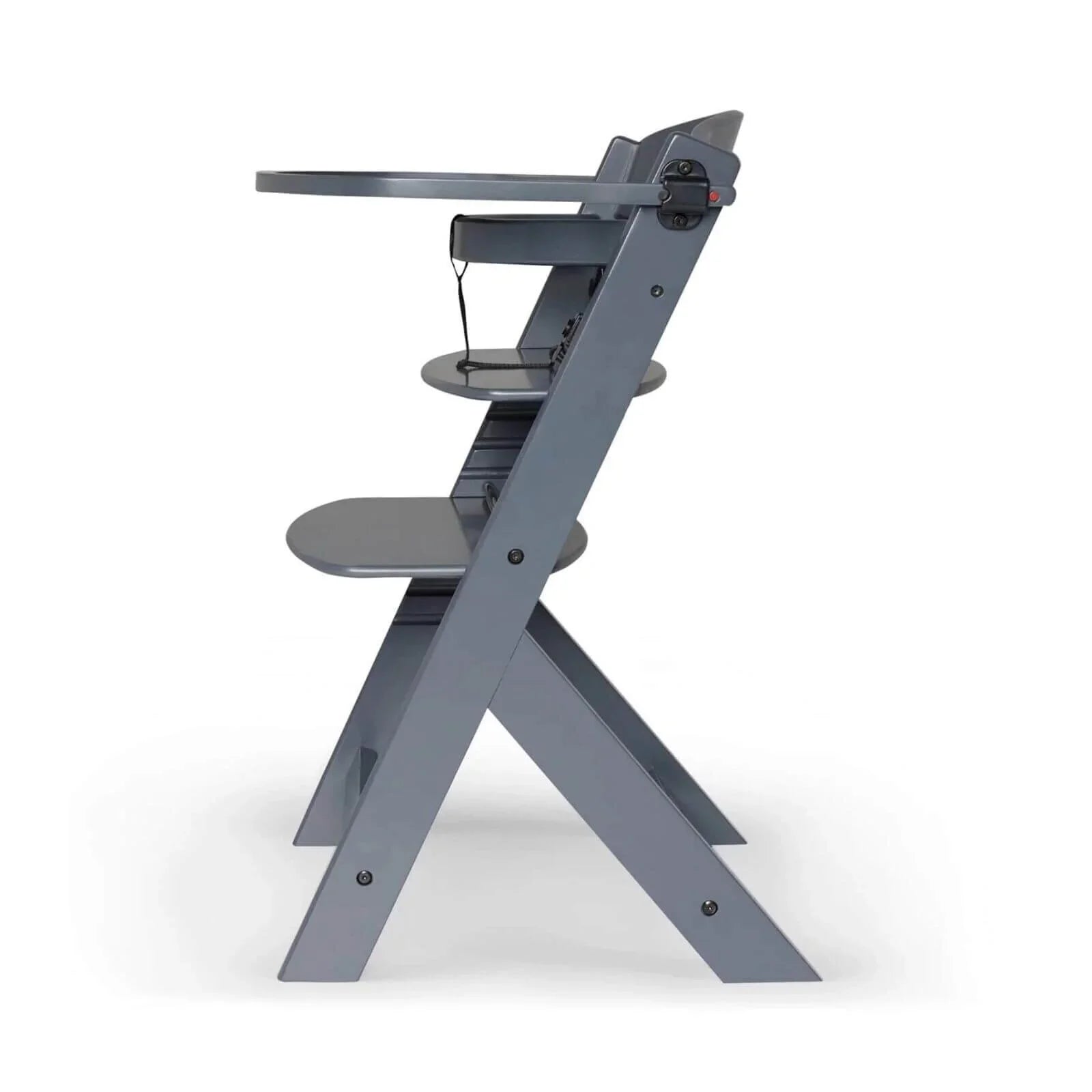 Kinderkraft Enock Wooden Highchair - Full Grey